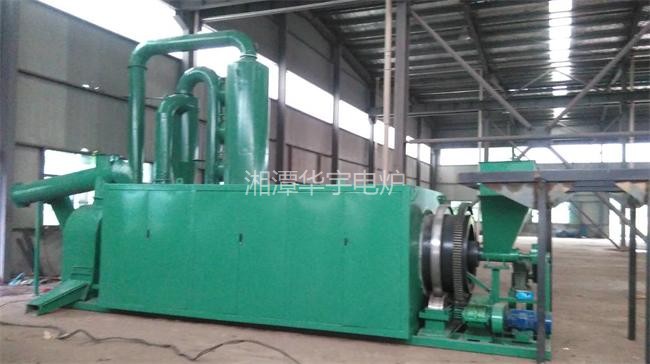 適用于金屬粉體材料的氣氛保護碳化回轉窯調試成功